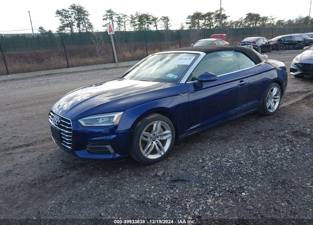 2019 AUDI A5 VIN: WAUYNGF56KN001348