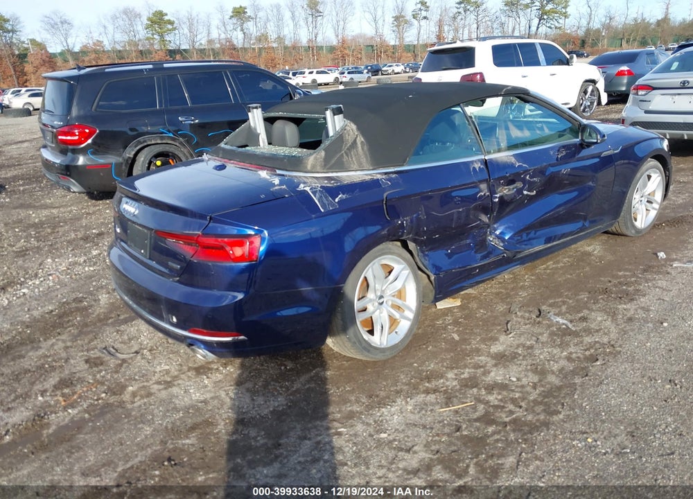 2019 AUDI A5 VIN: WAUYNGF56KN001348