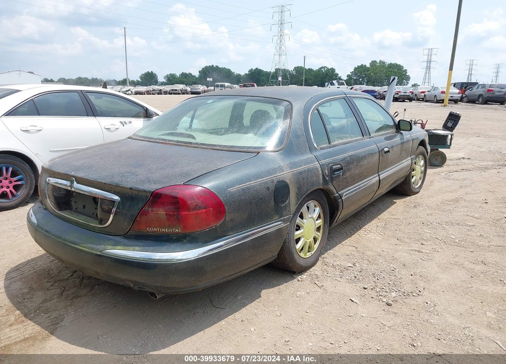 2002 LINCOLN CONTINENTAL VIN: 1LNHM97V02Y664036
