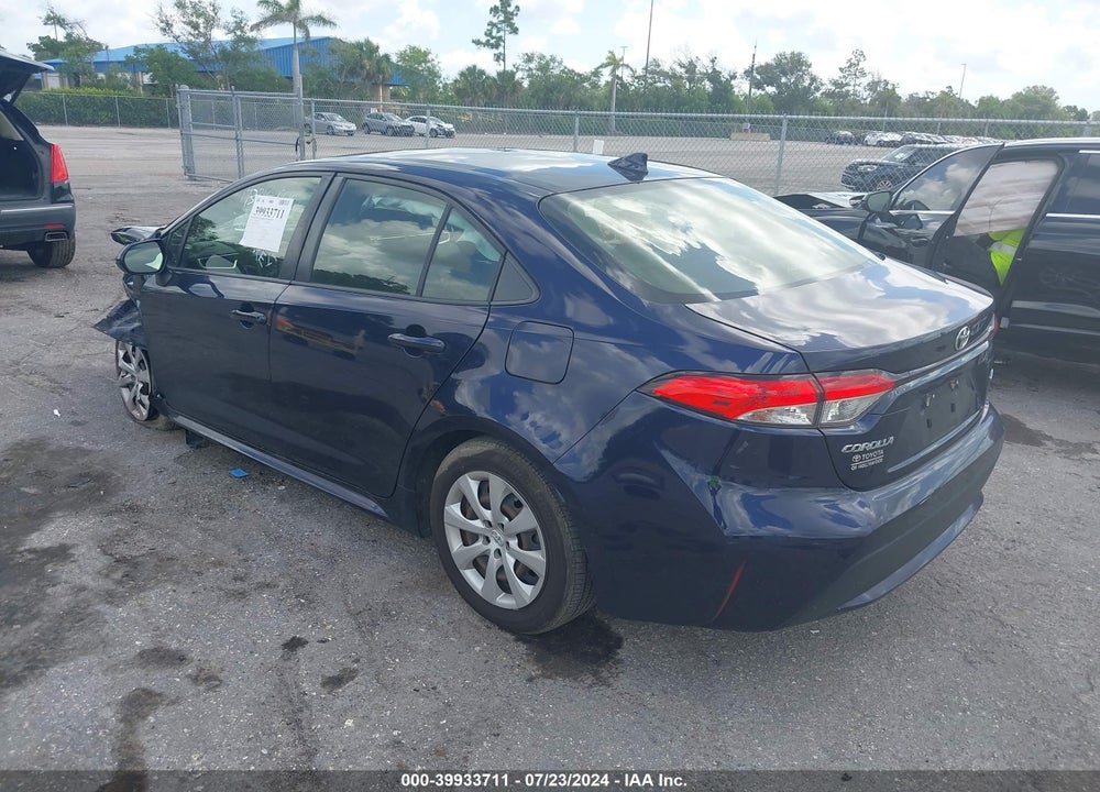 2021 TOYOTA COROLLA LE VIN: JTDEPMAE8MJ173316