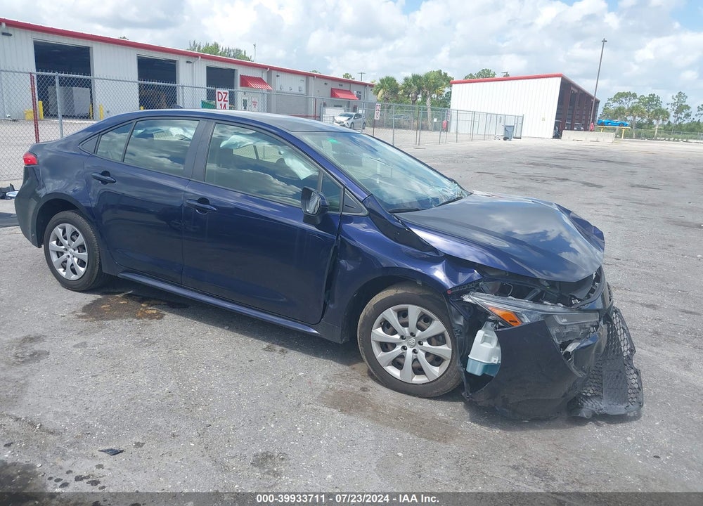 2021 TOYOTA COROLLA LE VIN: JTDEPMAE8MJ173316