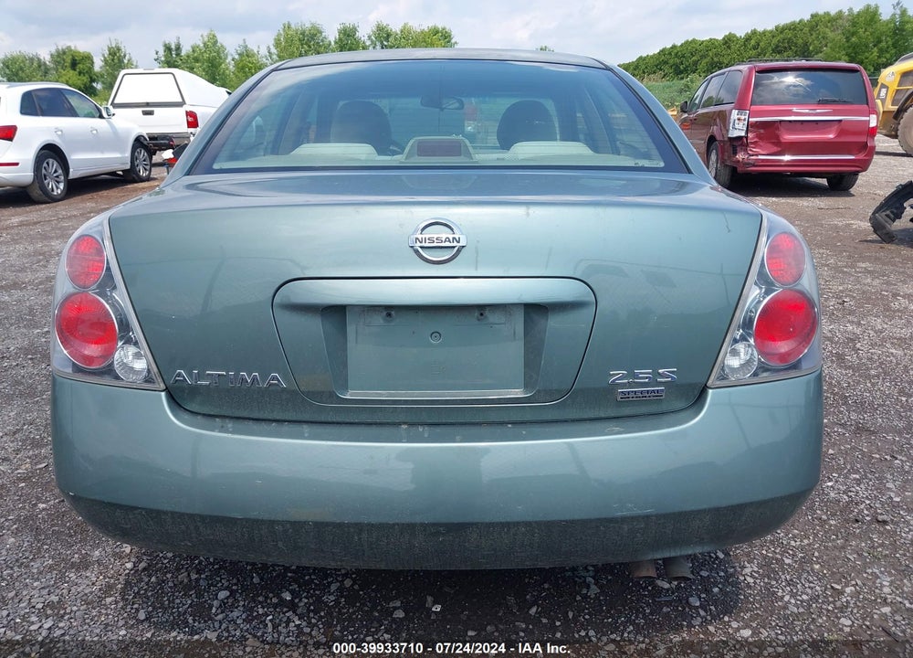 2006 NISSAN ALTIMA VIN: 1N4AL11D96C225369