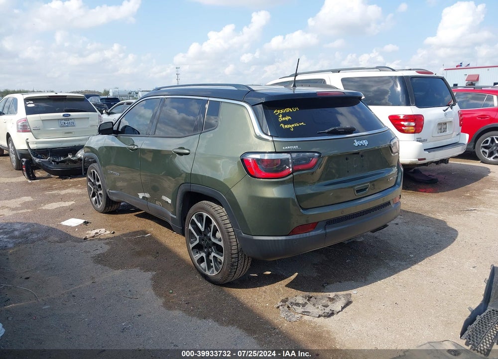 2018 JEEP COMPASS LIMITED FWD VIN: 3C4NJCCB8JT488524