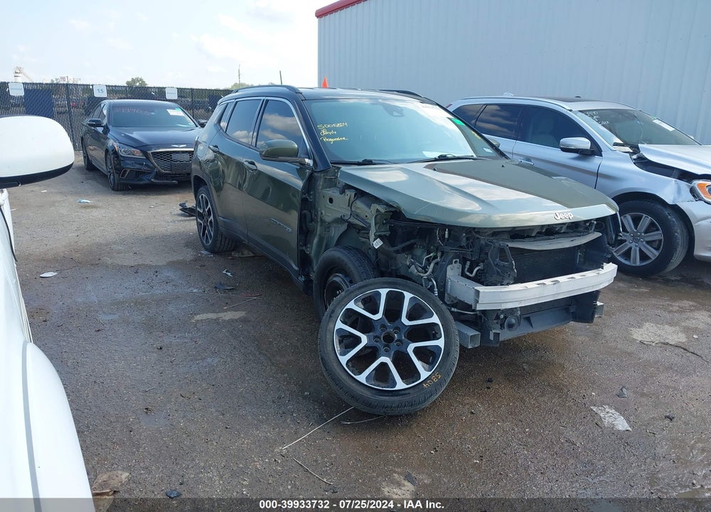 2018 JEEP COMPASS LIMITED FWD VIN: 3C4NJCCB8JT488524