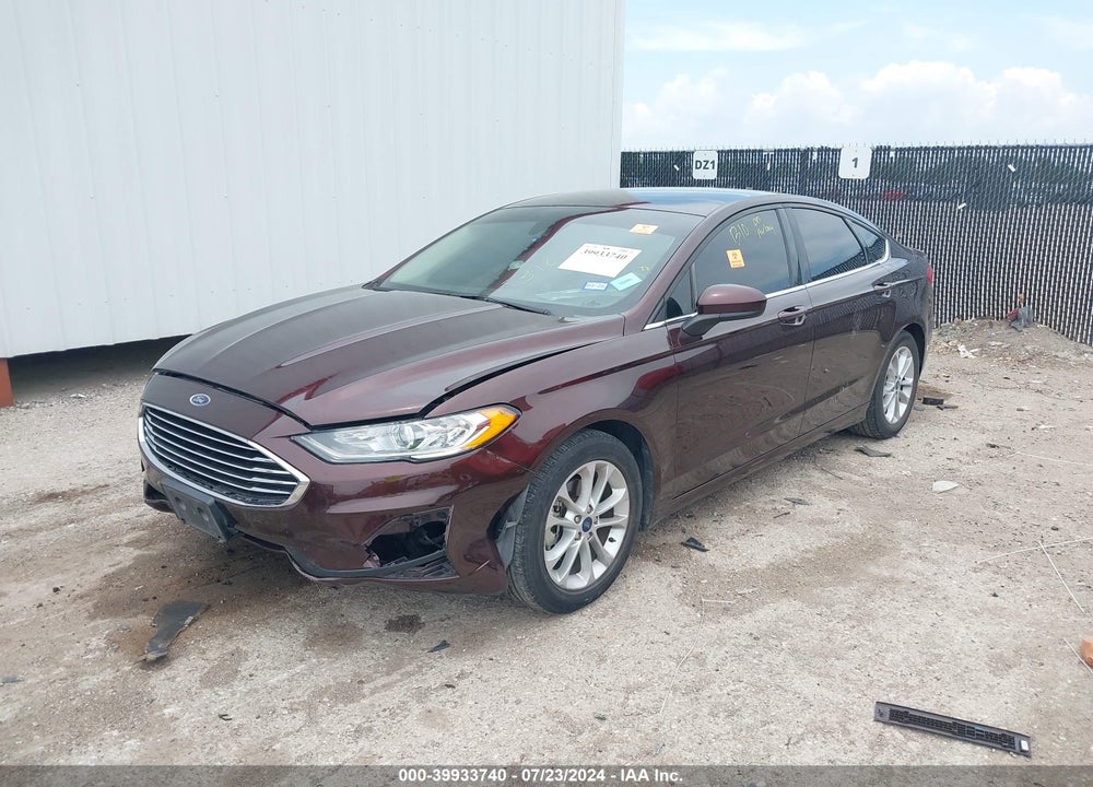 2019 FORD FUSION SE VIN: 3FA6P0HDXKR176432