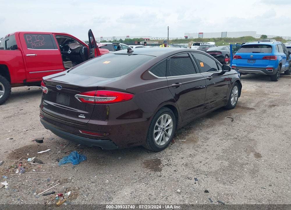2019 FORD FUSION SE VIN: 3FA6P0HDXKR176432