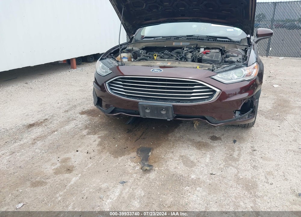 2019 FORD FUSION SE VIN: 3FA6P0HDXKR176432