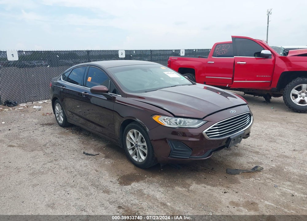 2019 FORD FUSION SE VIN: 3FA6P0HDXKR176432