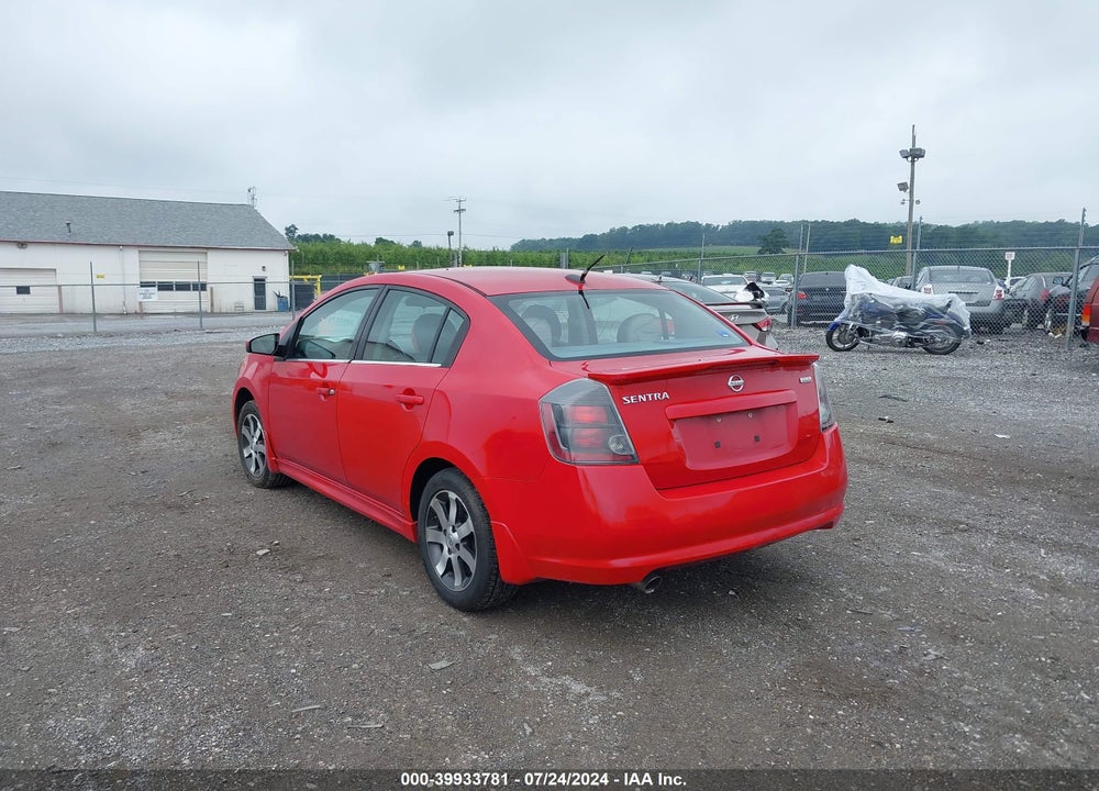 2012 NISSAN SENTRA 2.0 SR VIN: 3N1AB6AP6CL717932