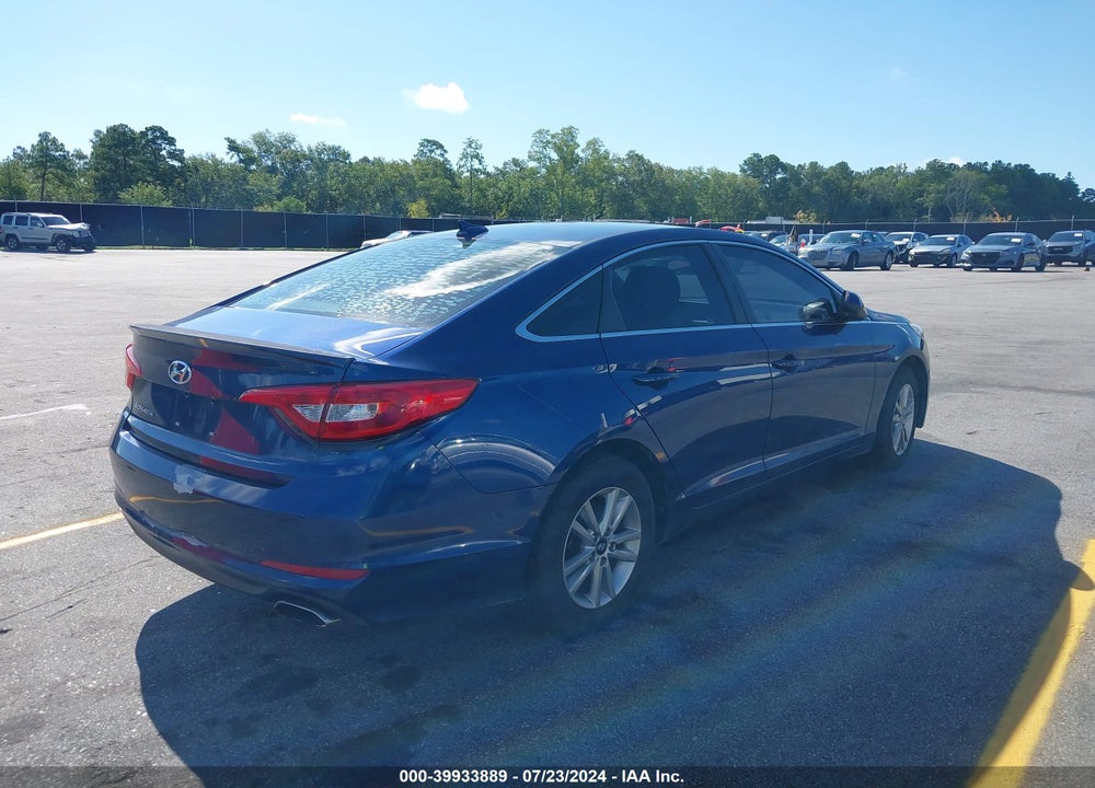 2015 HYUNDAI SONATA SE VIN: 5NPE24AF4FH140140