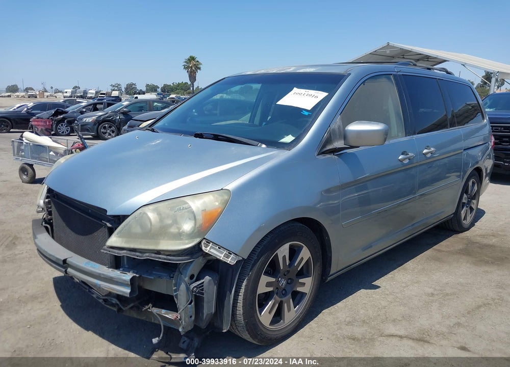 2006 HONDA ODYSSEY TOURING VIN: 5FNRL38856B008616