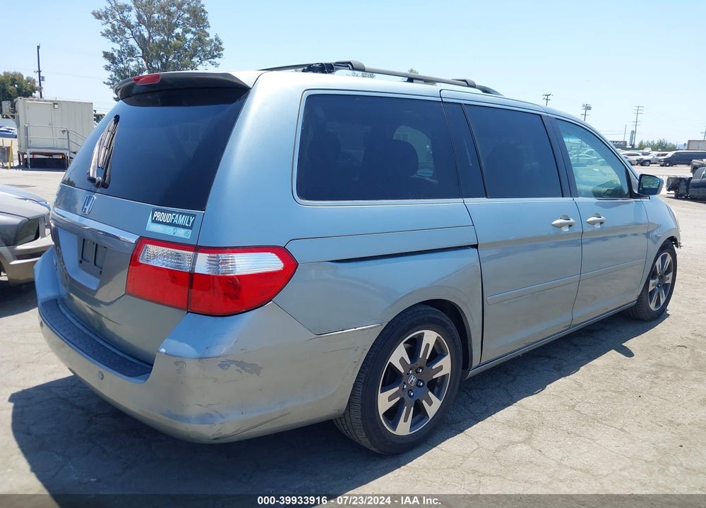 2006 HONDA ODYSSEY TOURING VIN: 5FNRL38856B008616