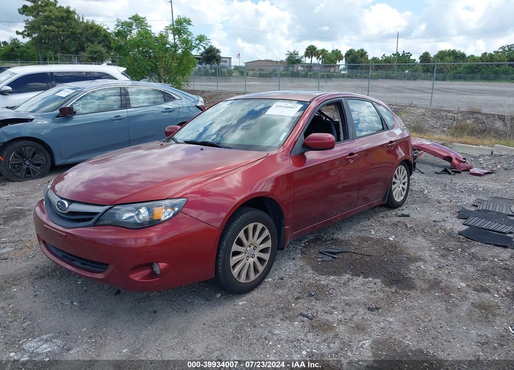 2010 SUBARU IMPREZA 2.5I PREMIUM VIN: JF1GH6B61AH823024