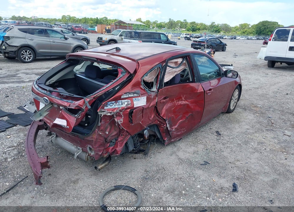 2010 SUBARU IMPREZA 2.5I PREMIUM VIN: JF1GH6B61AH823024