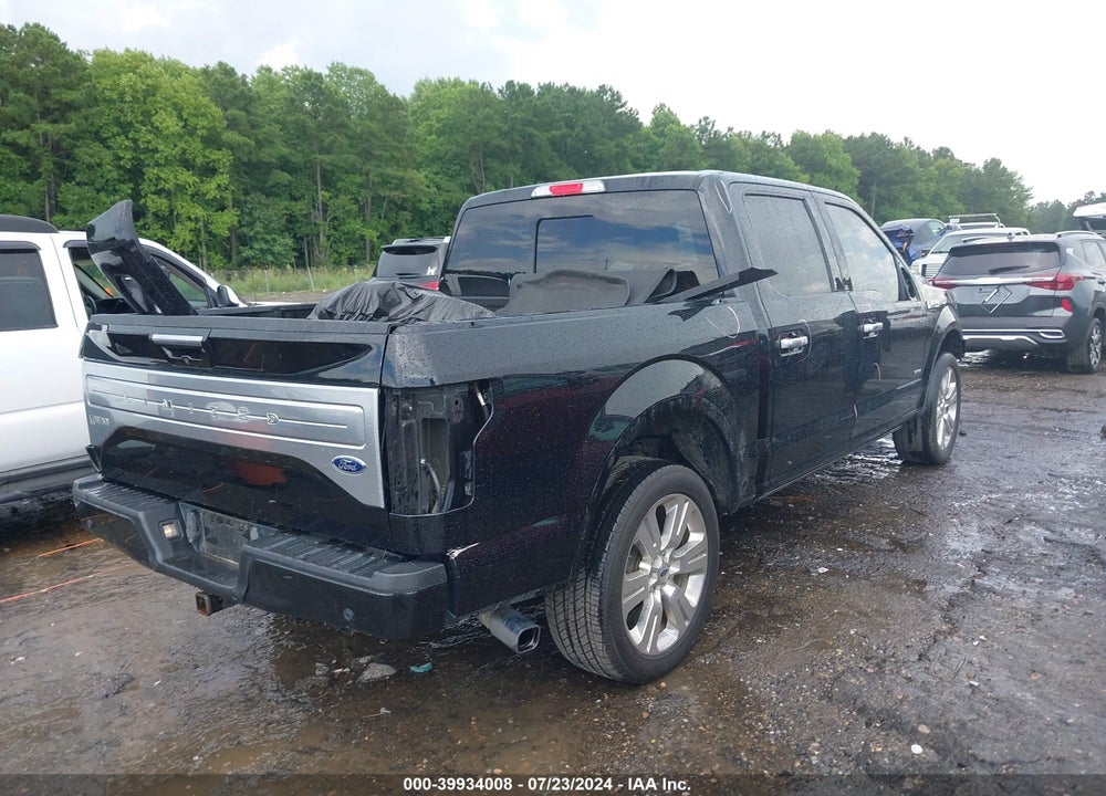 2016 FORD F-150 LIMITED VIN: 1FTEW1EGXGFD54261