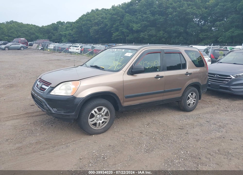 2002 HONDA CR-V EX VIN: JHLRD788X2C035843