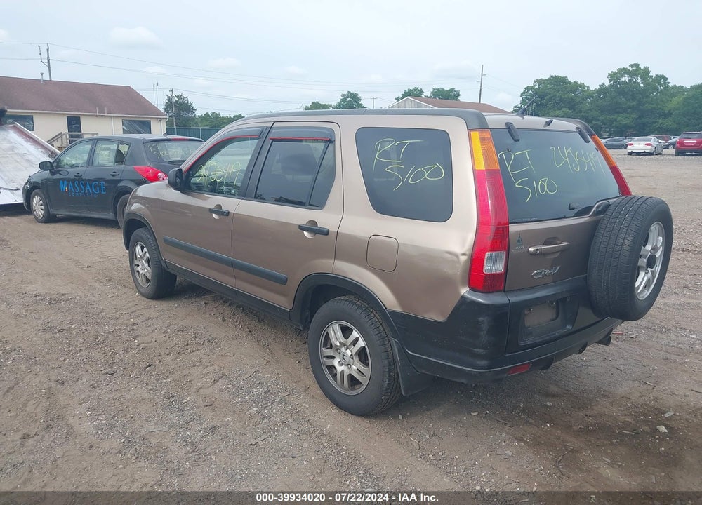 2002 HONDA CR-V EX VIN: JHLRD788X2C035843
