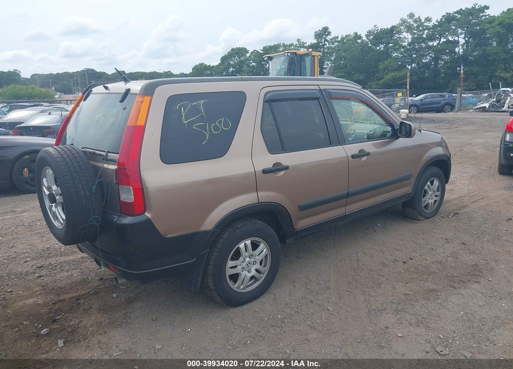 2002 HONDA CR-V EX VIN: JHLRD788X2C035843