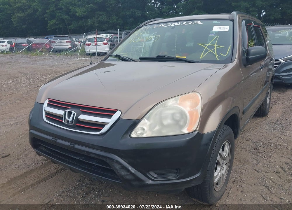 2002 HONDA CR-V EX VIN: JHLRD788X2C035843
