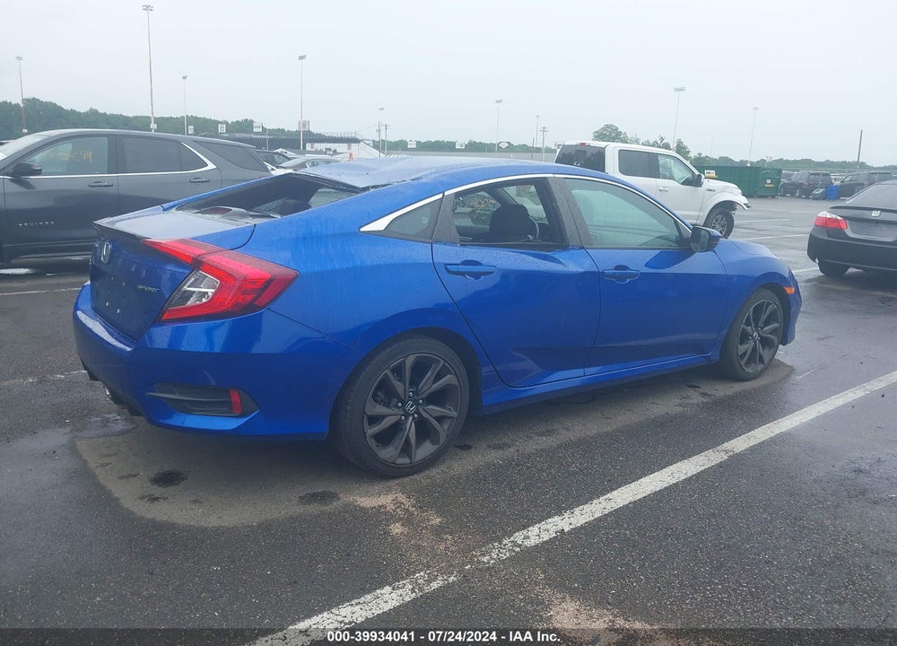 2021 HONDA CIVIC SPORT VIN: 19XFC2F81ME201221