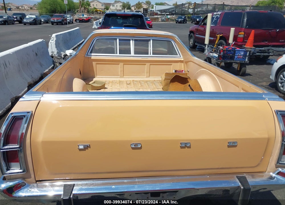1979 FORD RANCHERO VIN: 9H48H168196