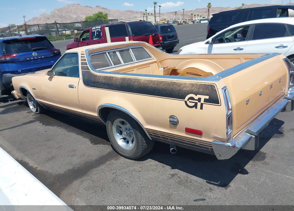 1979 FORD RANCHERO VIN: 9H48H168196