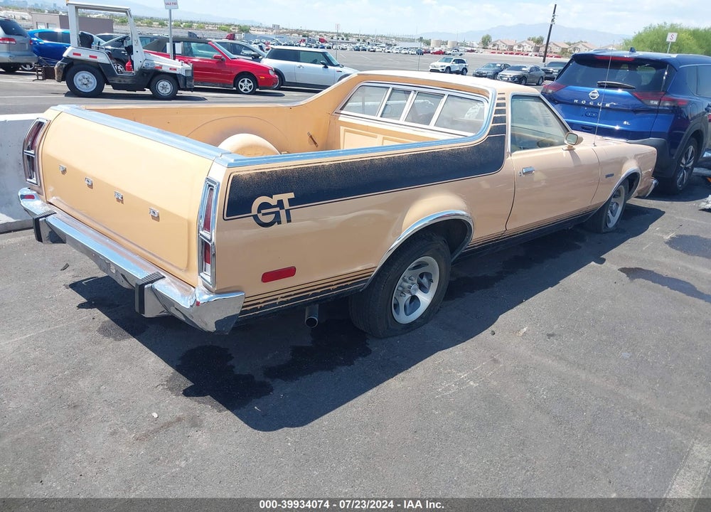 1979 FORD RANCHERO VIN: 9H48H168196