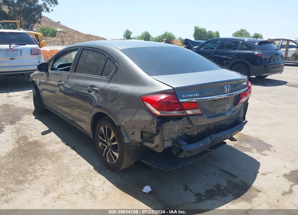 2013 HONDA CIVIC EX VIN: 19XFB2F83DE275937