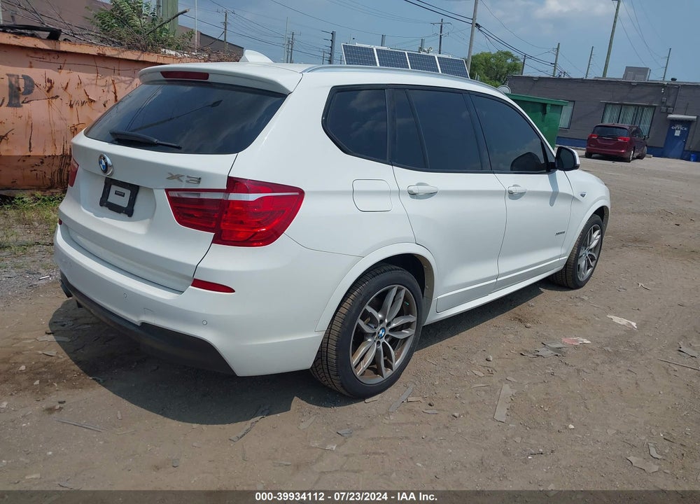 2016 BMW X3 XDRIVE28I VIN: 5UXWX9C54G0D75323