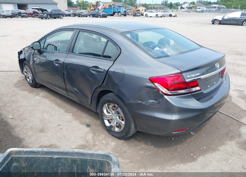 2013 HONDA CIVIC LX VIN: 2HGFB2F51DH513537