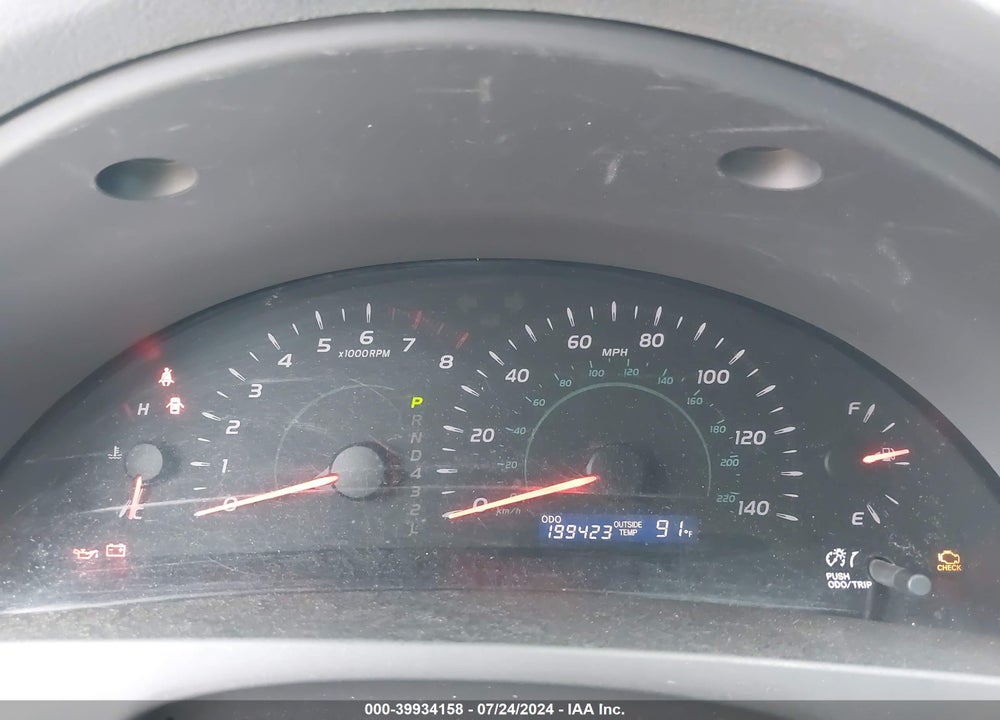 2008 TOYOTA CAMRY LE VIN: 4T1BE46KX8U204766