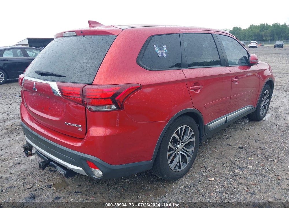 2017 MITSUBISHI OUTLANDER SE VIN: JA4AD3A36HZ022640