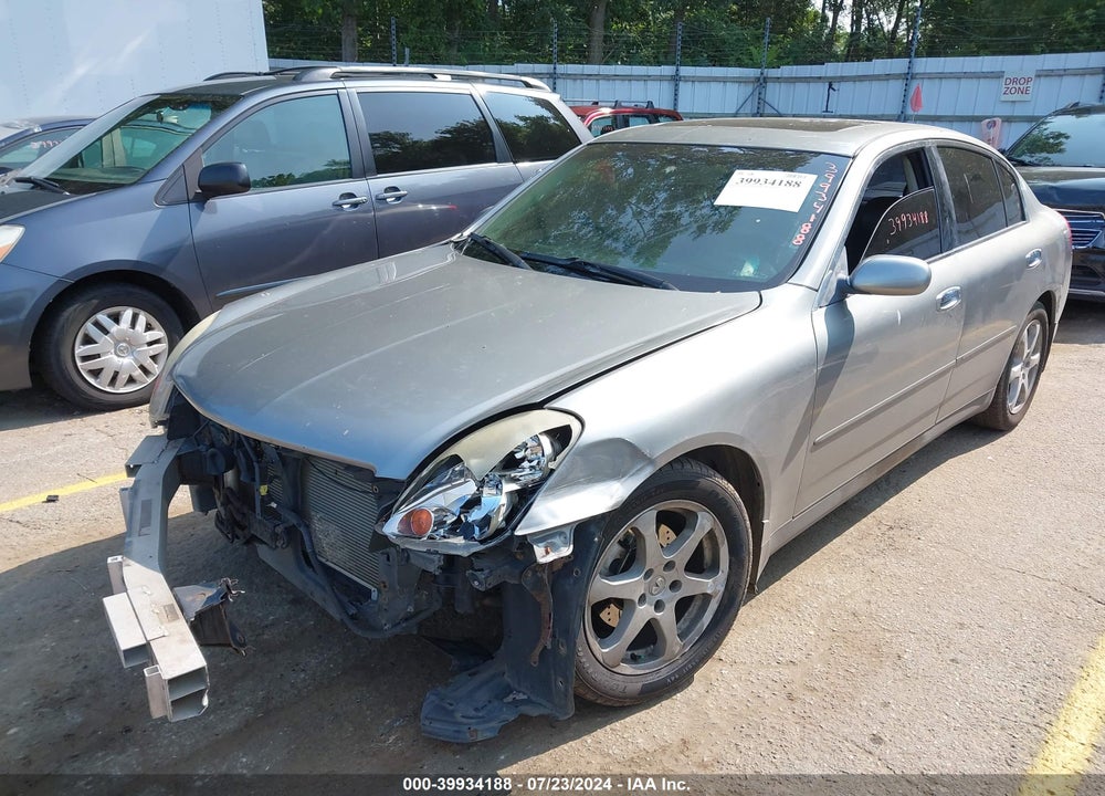 2004 INFINITI G35X VIN: JNKCV51F44M710501
