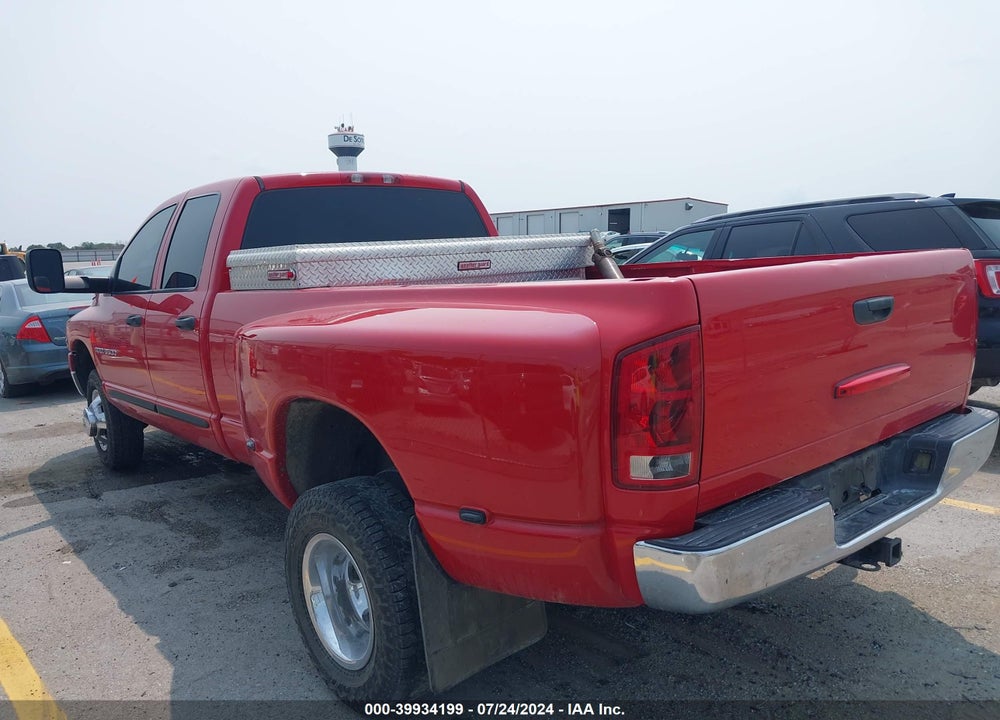 2003 DODGE RAM 3500 SLT/LARAMIE/ST VIN: 3D7MU48C13G736866