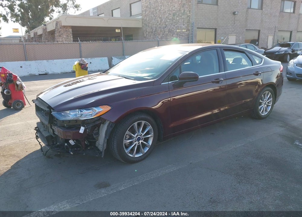 2017 FORD FUSION SE VIN: 3FA6P0HD8HR158195