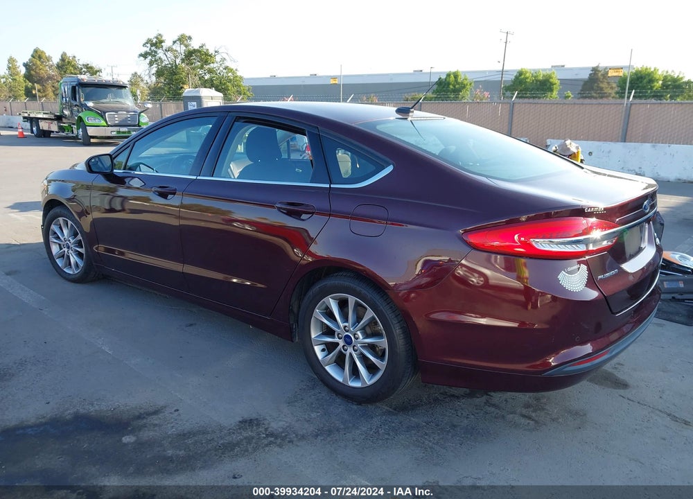 2017 FORD FUSION SE VIN: 3FA6P0HD8HR158195
