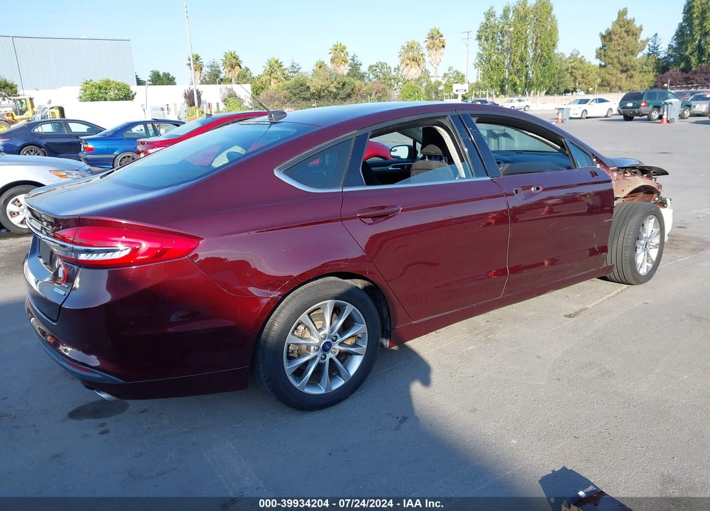 2017 FORD FUSION SE VIN: 3FA6P0HD8HR158195