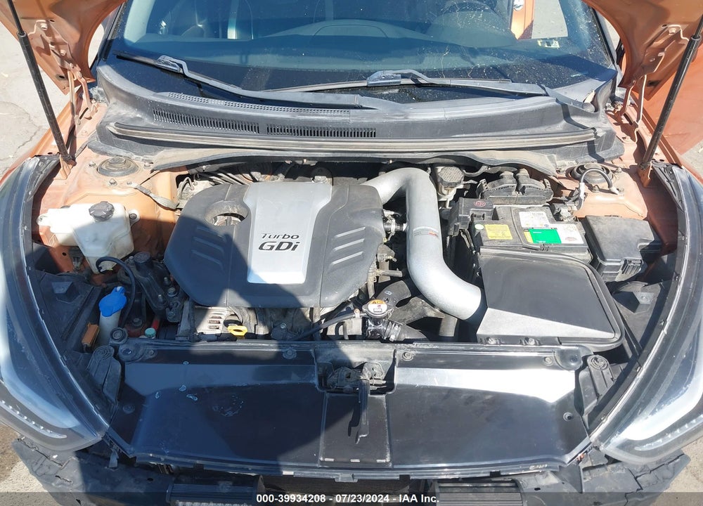 2014 HYUNDAI VELOSTER TURBO W/BLACK VIN: KMHTC6AE5EU184395