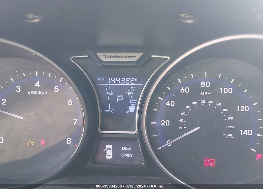 2014 HYUNDAI VELOSTER TURBO W/BLACK VIN: KMHTC6AE5EU184395