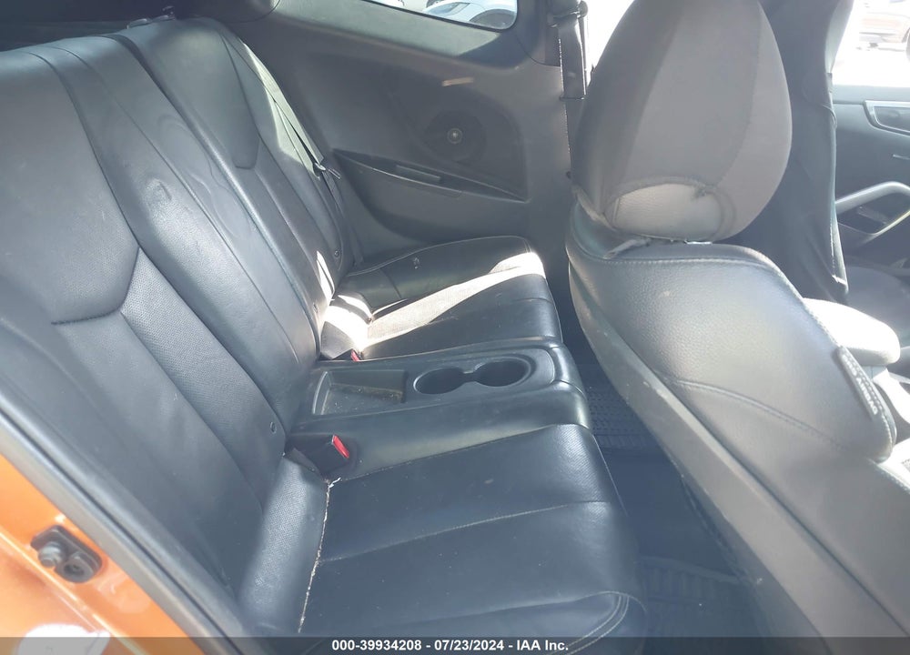 2014 HYUNDAI VELOSTER TURBO W/BLACK VIN: KMHTC6AE5EU184395