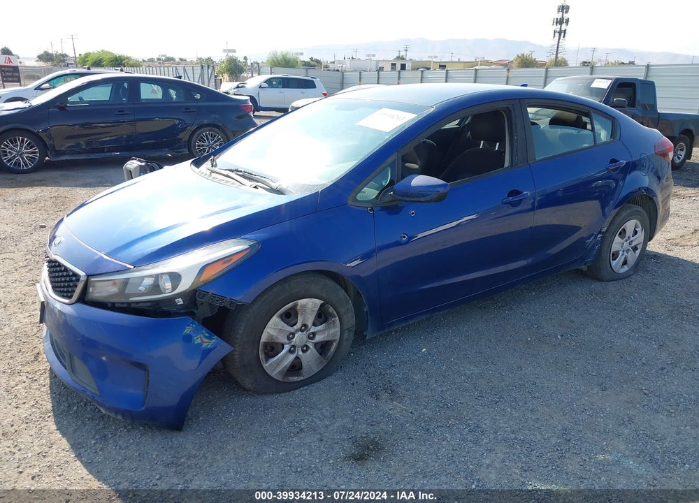 2017 KIA FORTE LX VIN: 3KPFK4A75HE138840