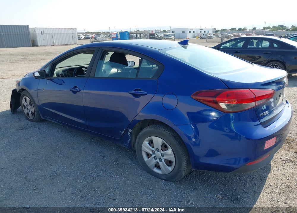 2017 KIA FORTE LX VIN: 3KPFK4A75HE138840