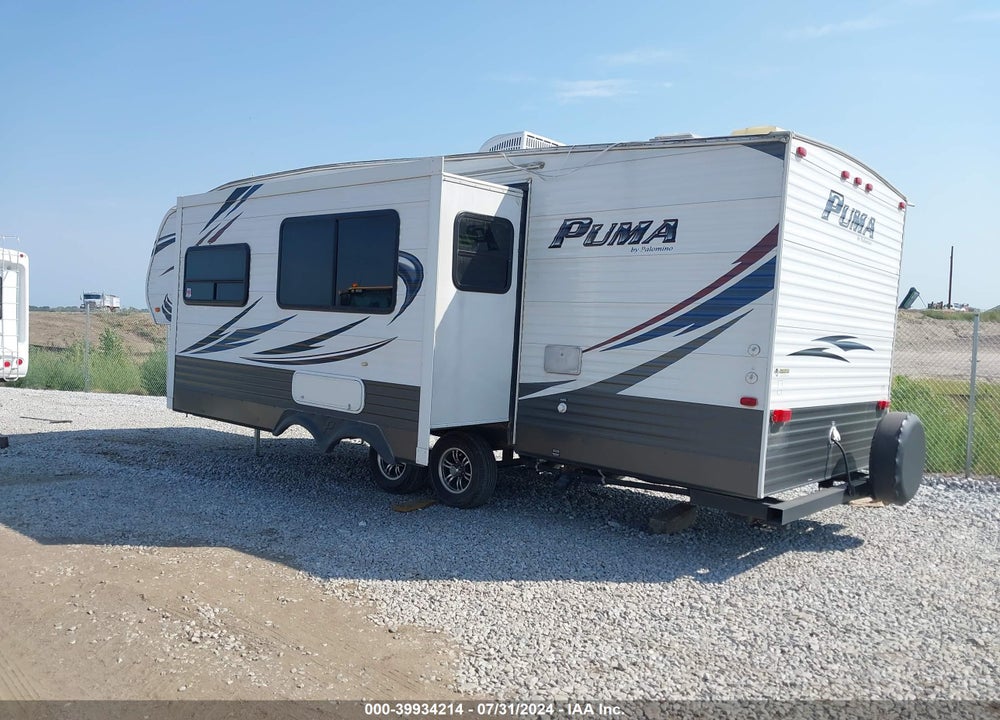 2015 FOREST RIVER PUMA 5TH WHEEL TRAVEL TRAILER VIN: 4X4FPUA21FP051496