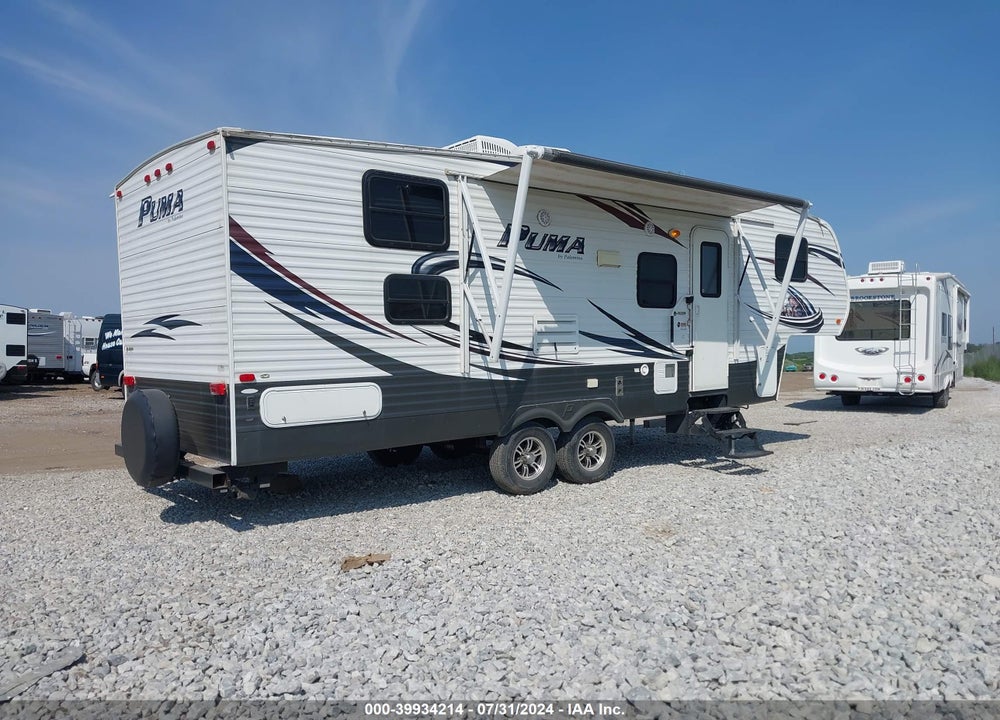 2015 FOREST RIVER PUMA 5TH WHEEL TRAVEL TRAILER VIN: 4X4FPUA21FP051496