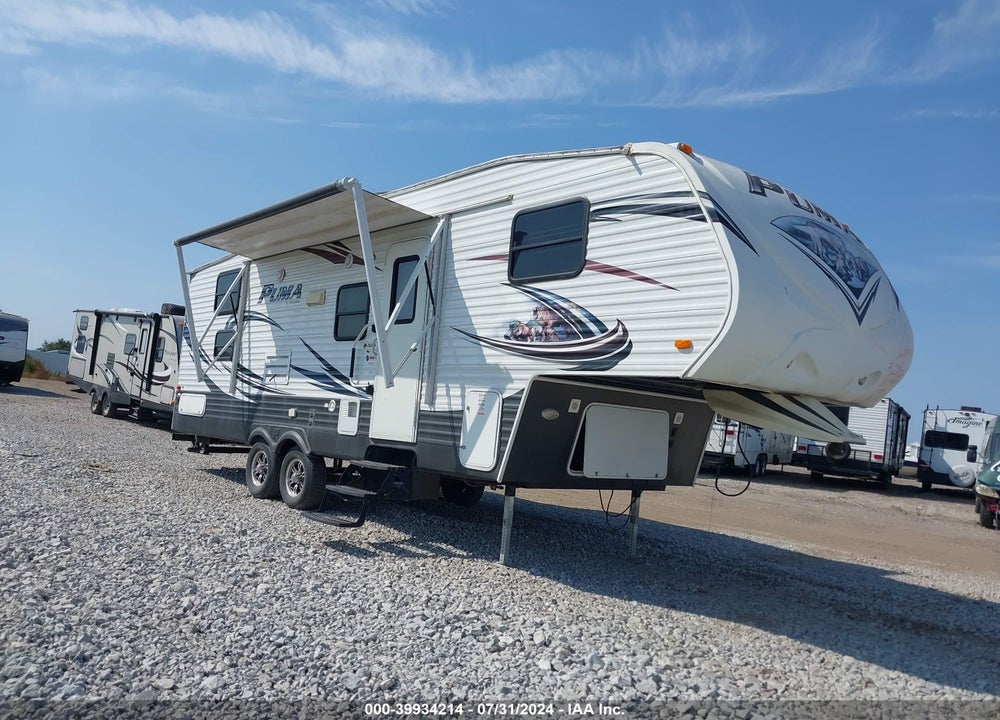 2015 FOREST RIVER PUMA 5TH WHEEL TRAVEL TRAILER VIN: 4X4FPUA21FP051496