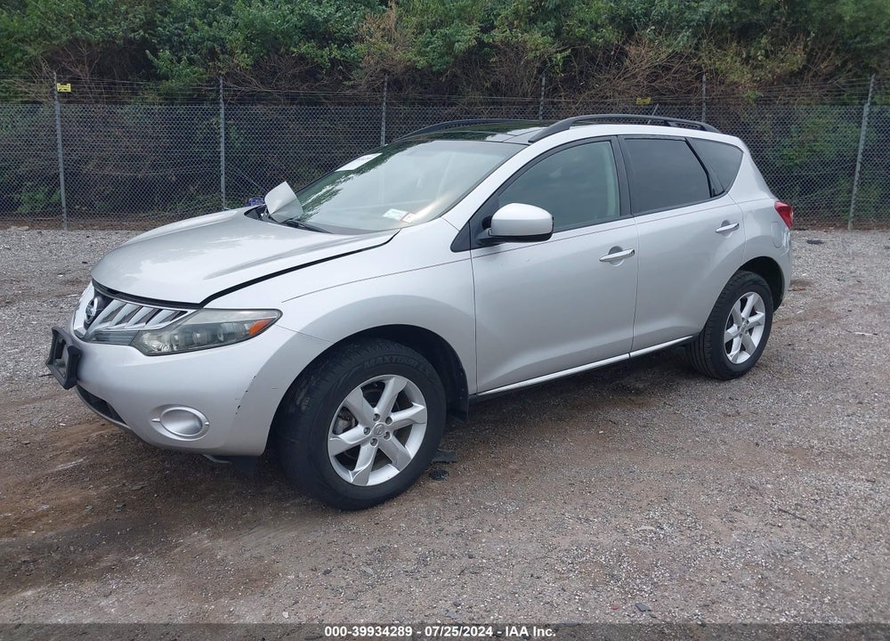 2009 NISSAN MURANO SL VIN: JN8AZ18W59W214005