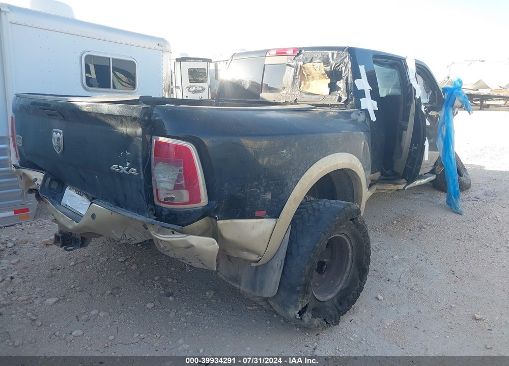 2013 RAM 3500 LAIE LONGHORN VIN: 3C63RRNL9DG616654