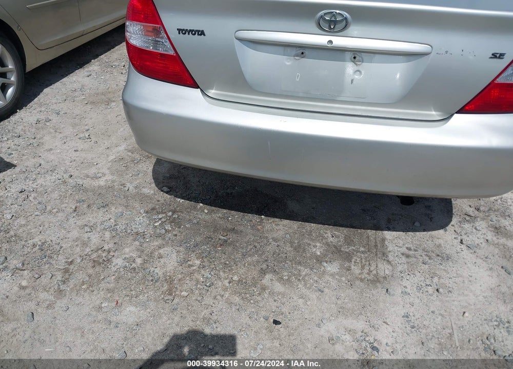 2004 TOYOTA CAMRY SE VIN: 4T1BE32K34U361596