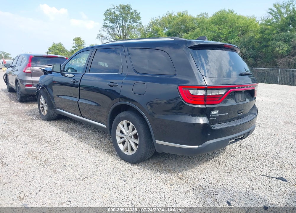 2015 DODGE DURANGO SXT VIN: 1C4RDJAG6FC954241