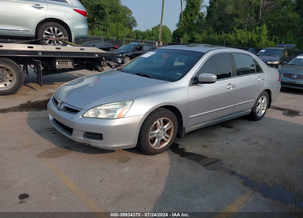 2007 HONDA ACCORD 2.4 EX VIN: 1HGCM56887A129671
